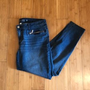 Jennifer Lopez Blue Washed Skinny Ankle Jeans (10)